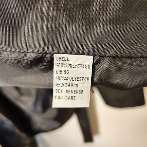 Women’s Black Trench Coat - Picture 8 of 8